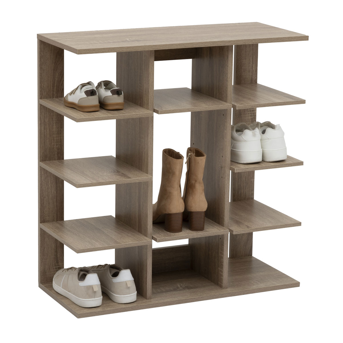 Sapateira Moduly Em MDF Natural