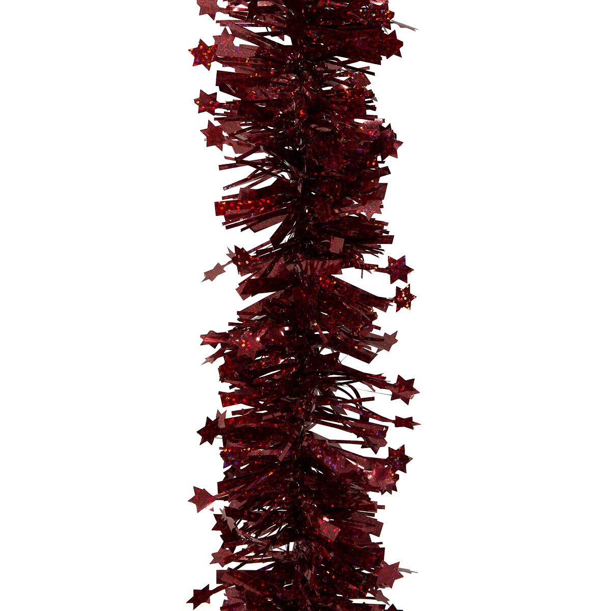 Grinalda com estrelas bordeaux 200cm