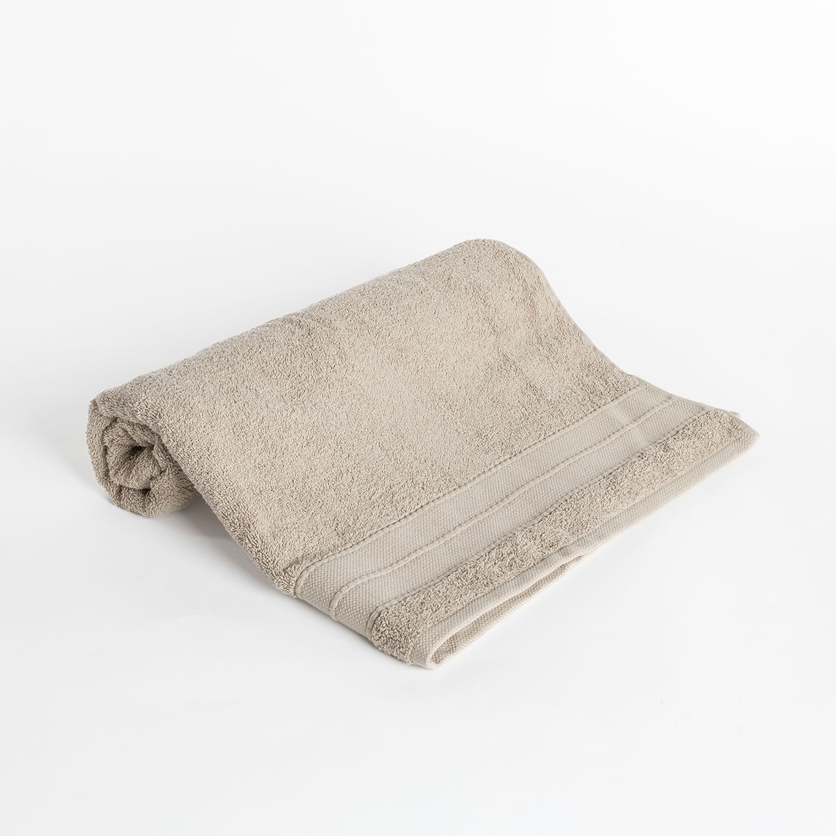 Toalha len&ccedil;ol de banho ESSENZA castanho claro 90x150cm