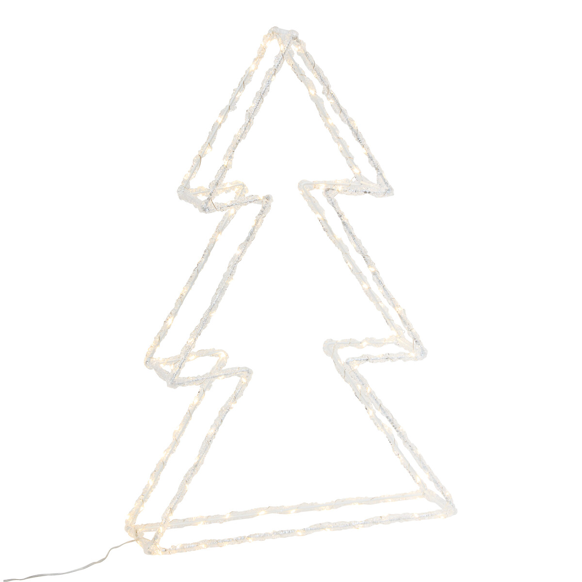 &Aacute;rvore de Natal luminosa com 120 leds branco quente