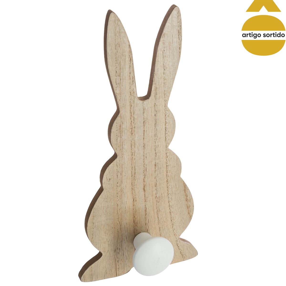 Cabide decorativo coelho em mdf