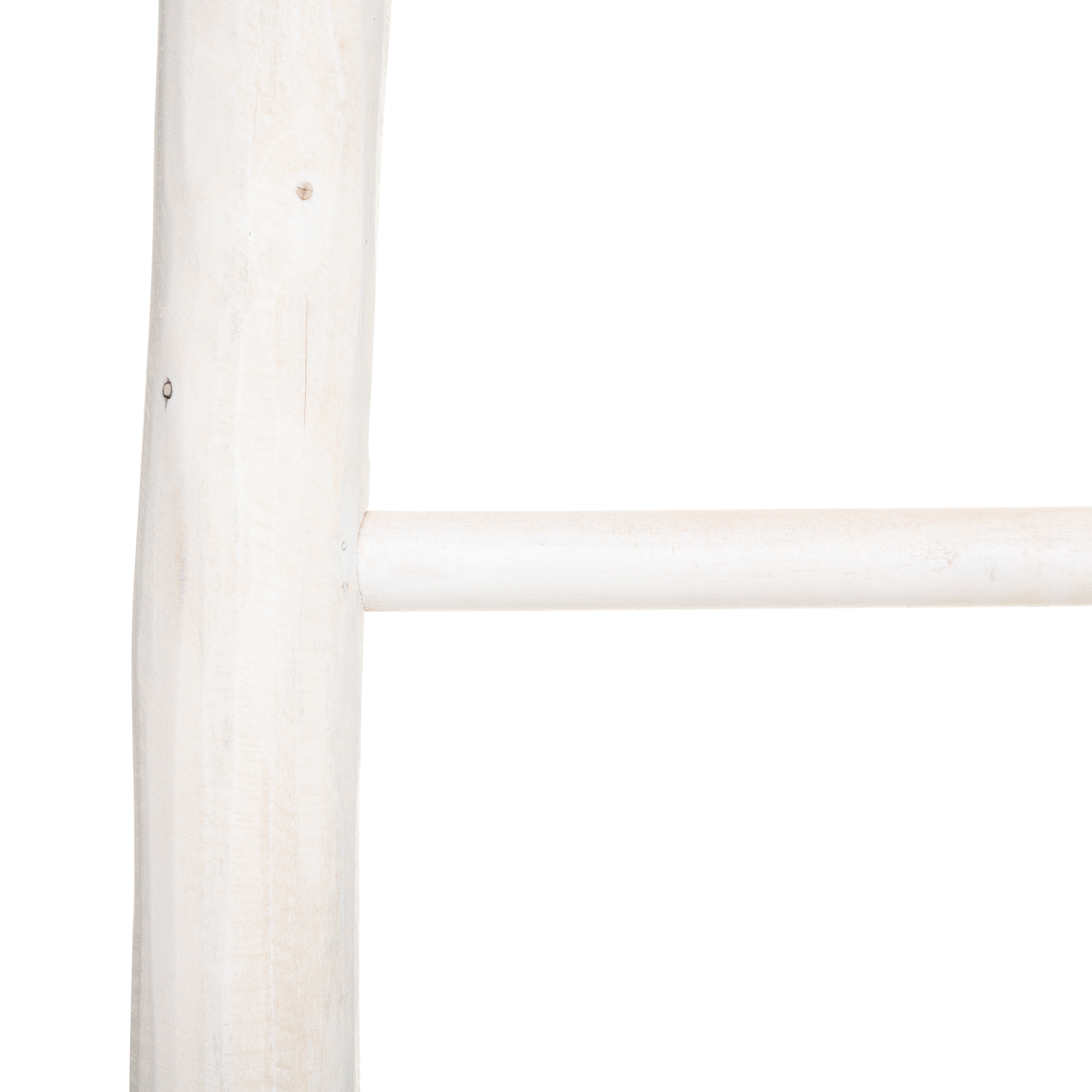 Escada decorativa branca em madeira 180cm