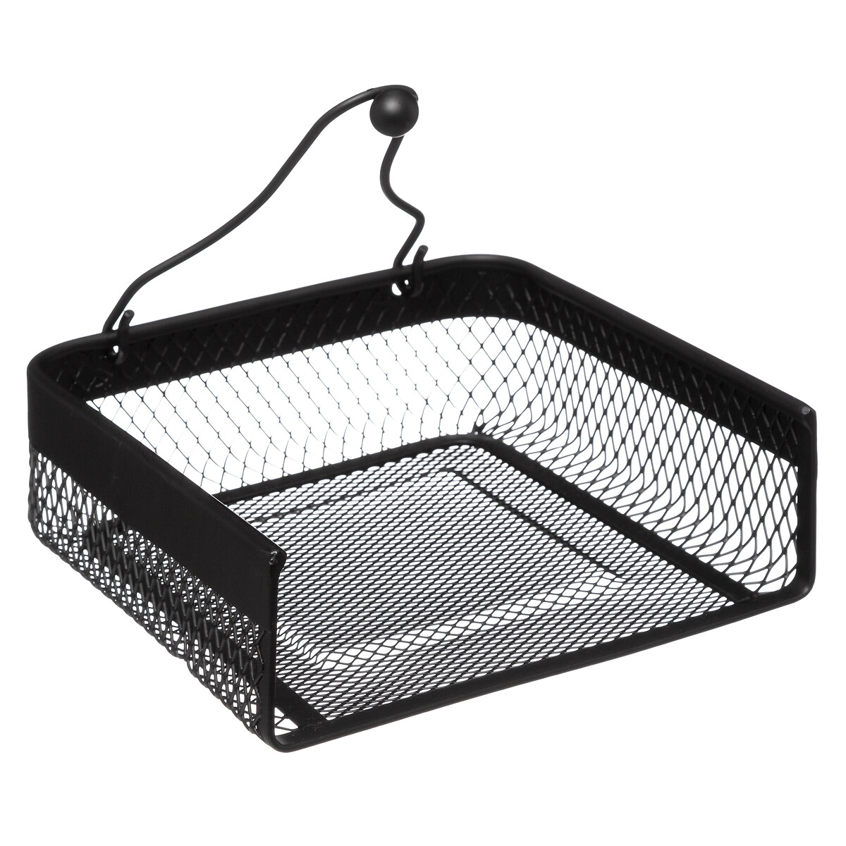 Porta guardanapos metal  preto