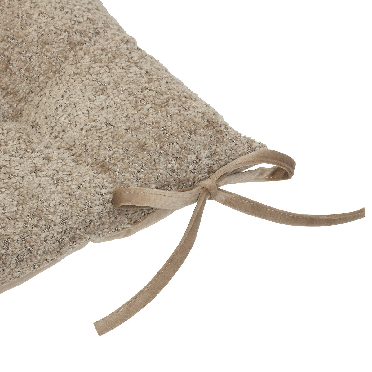 Coxim para cadeira AUTOMNE bouclette taupe 38x38cm
