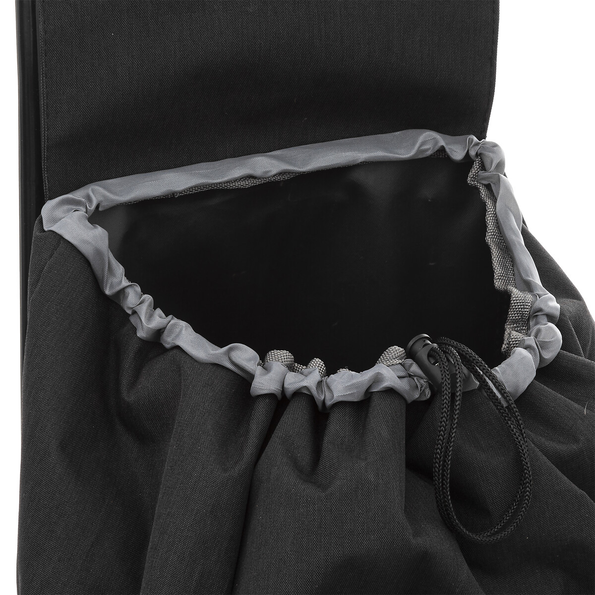 Carro de compras preto