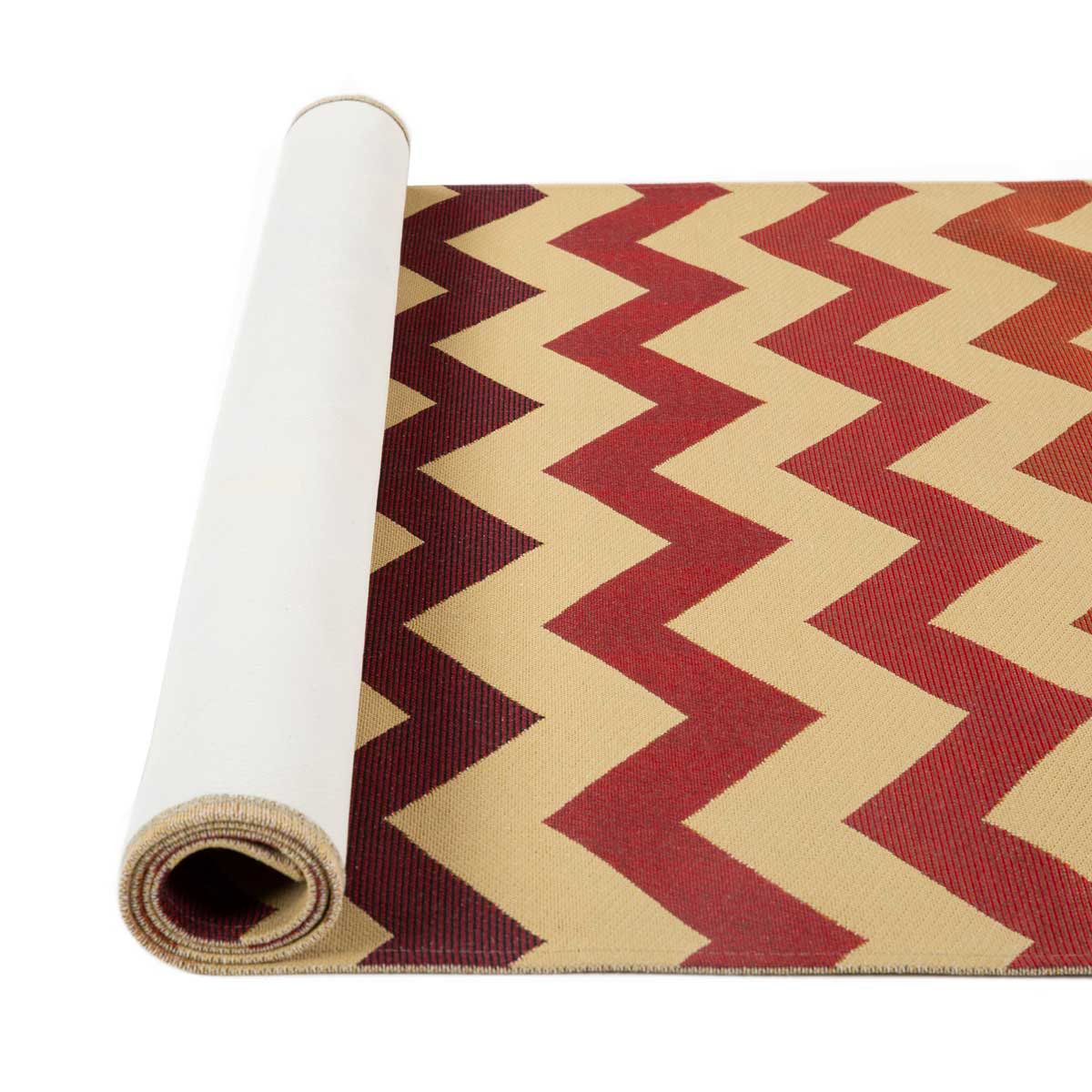 Tapete SUNLIGHT bege e vermelho 100x150cm