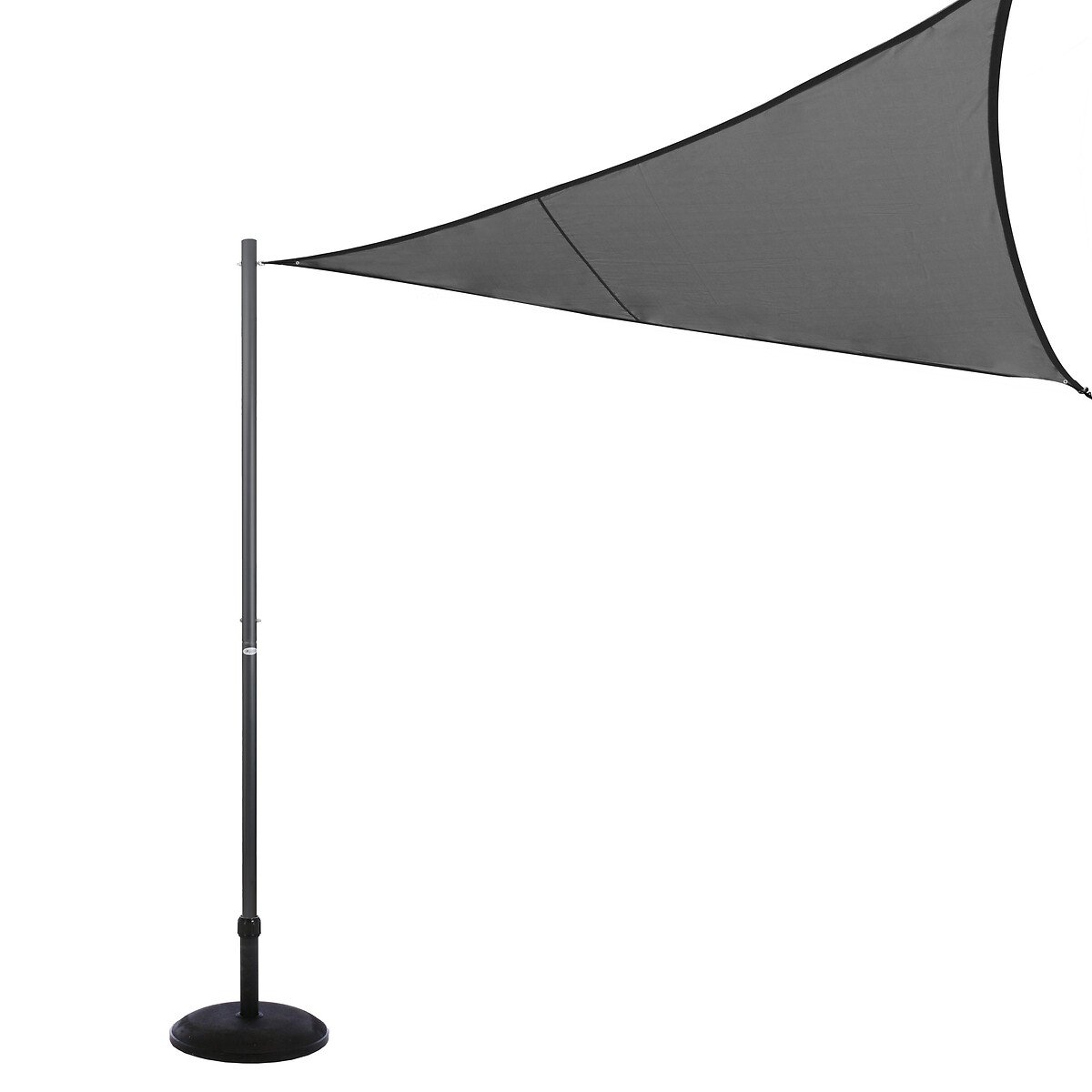 Kit de fixação para toldo solar cinza 2,55m,  Kit de fixação para toldo solar cinza 2,55m