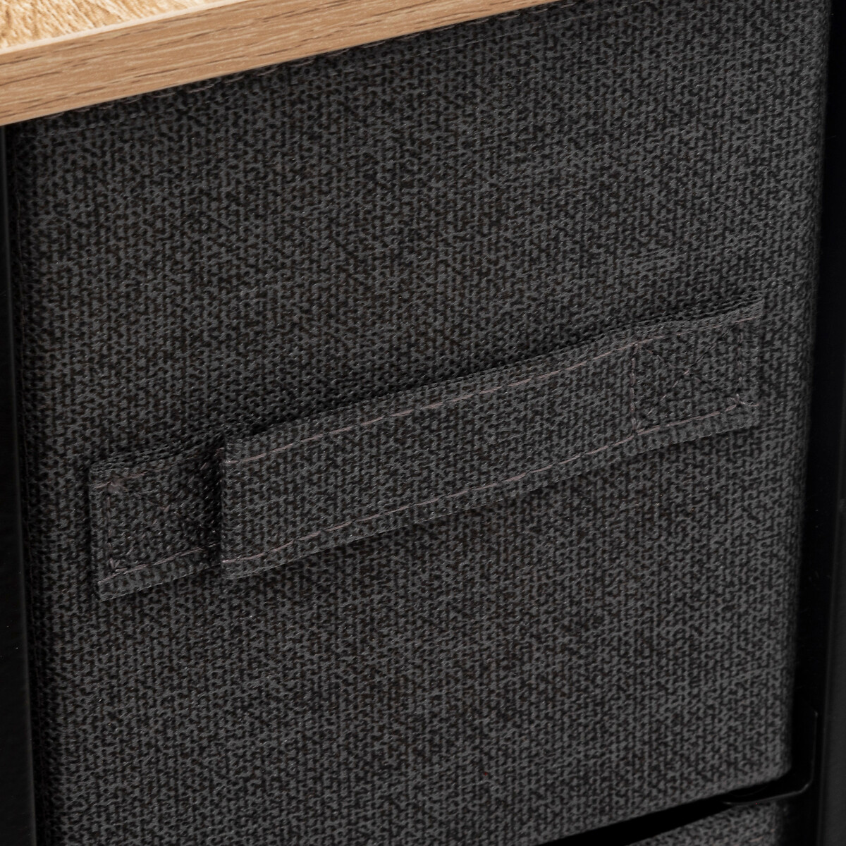 Arm&aacute;rio de arruma&ccedil;&atilde;o TISSA cinza escuro 75cm