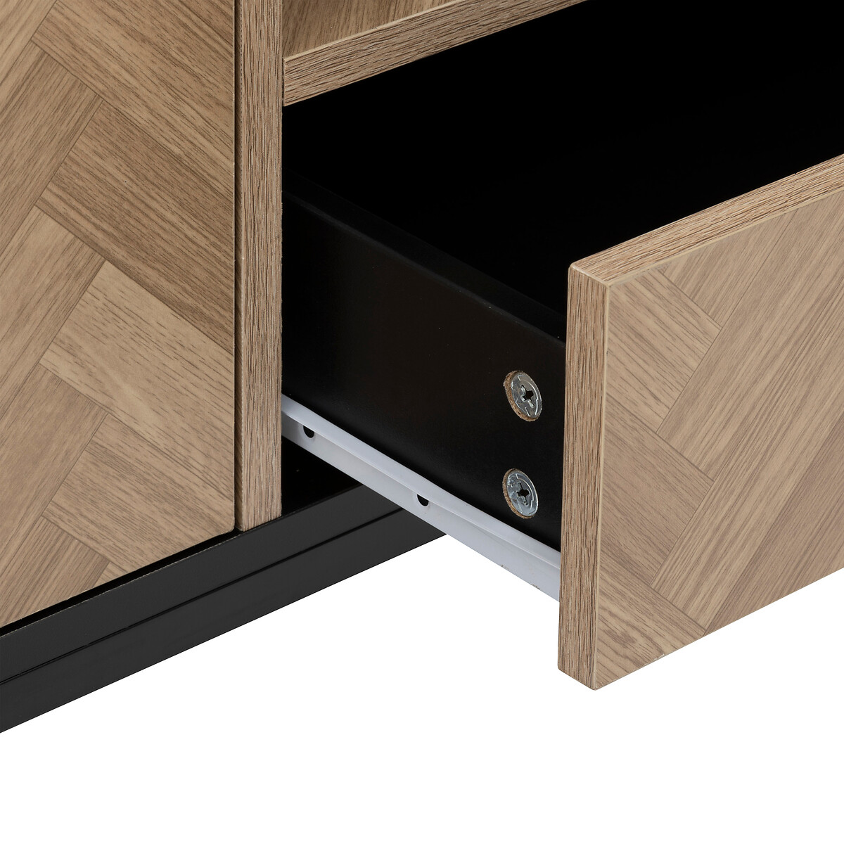 Movel de tv CHEVRONS preto