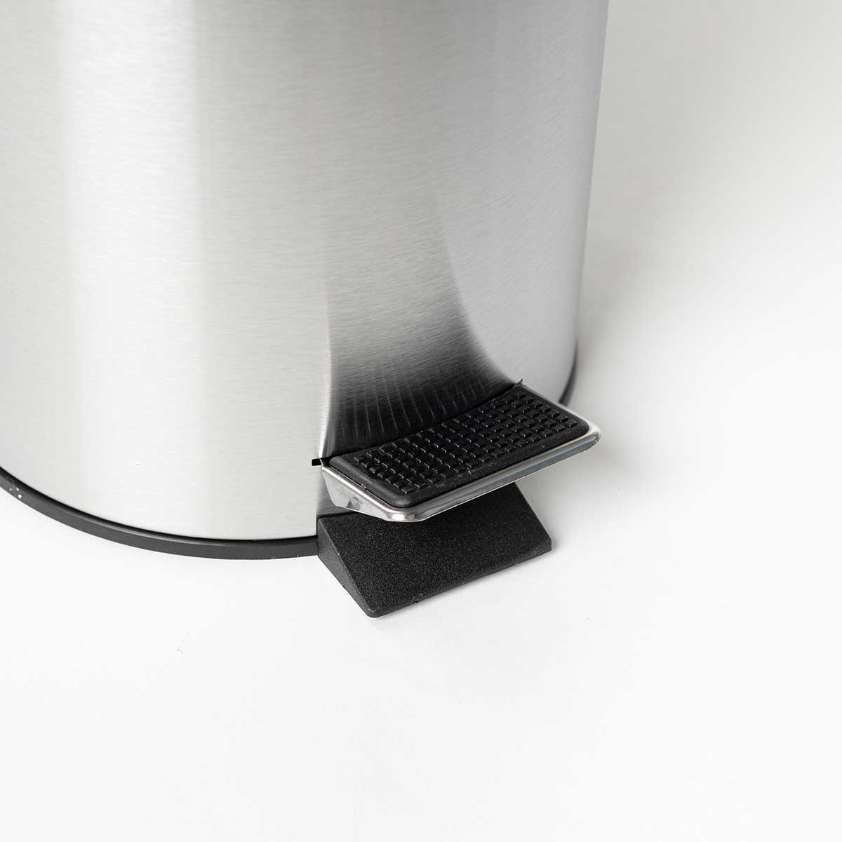 Balde WC Em Inox Com Pedal 3l,  Balde WC Em Inox Com Pedal 3l