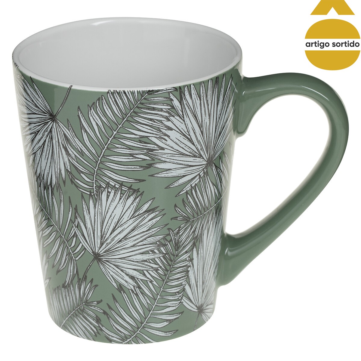 Caneca de cerâmica folhas JUNGLE 30cl
