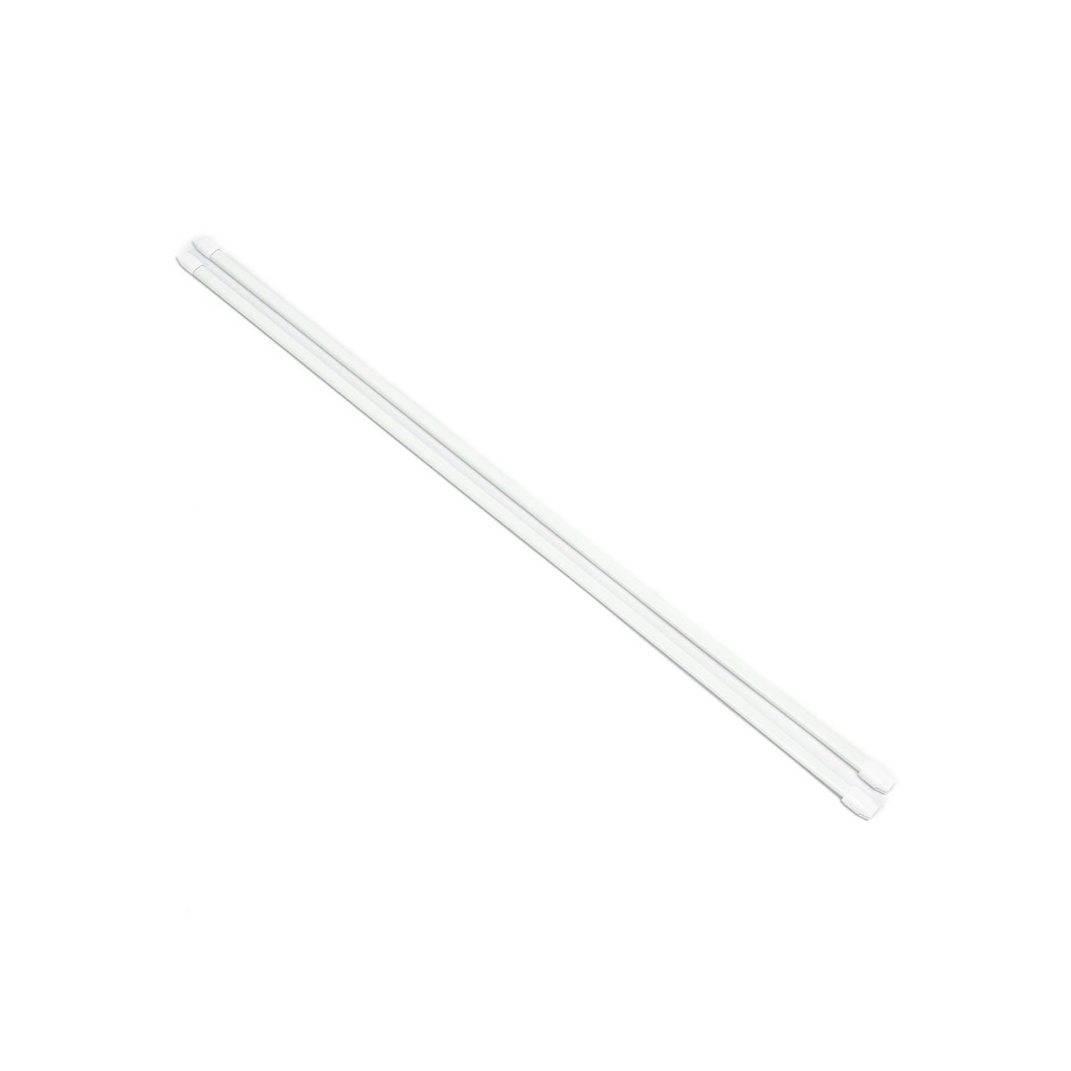 Varão extensível oval branco 30-40cm