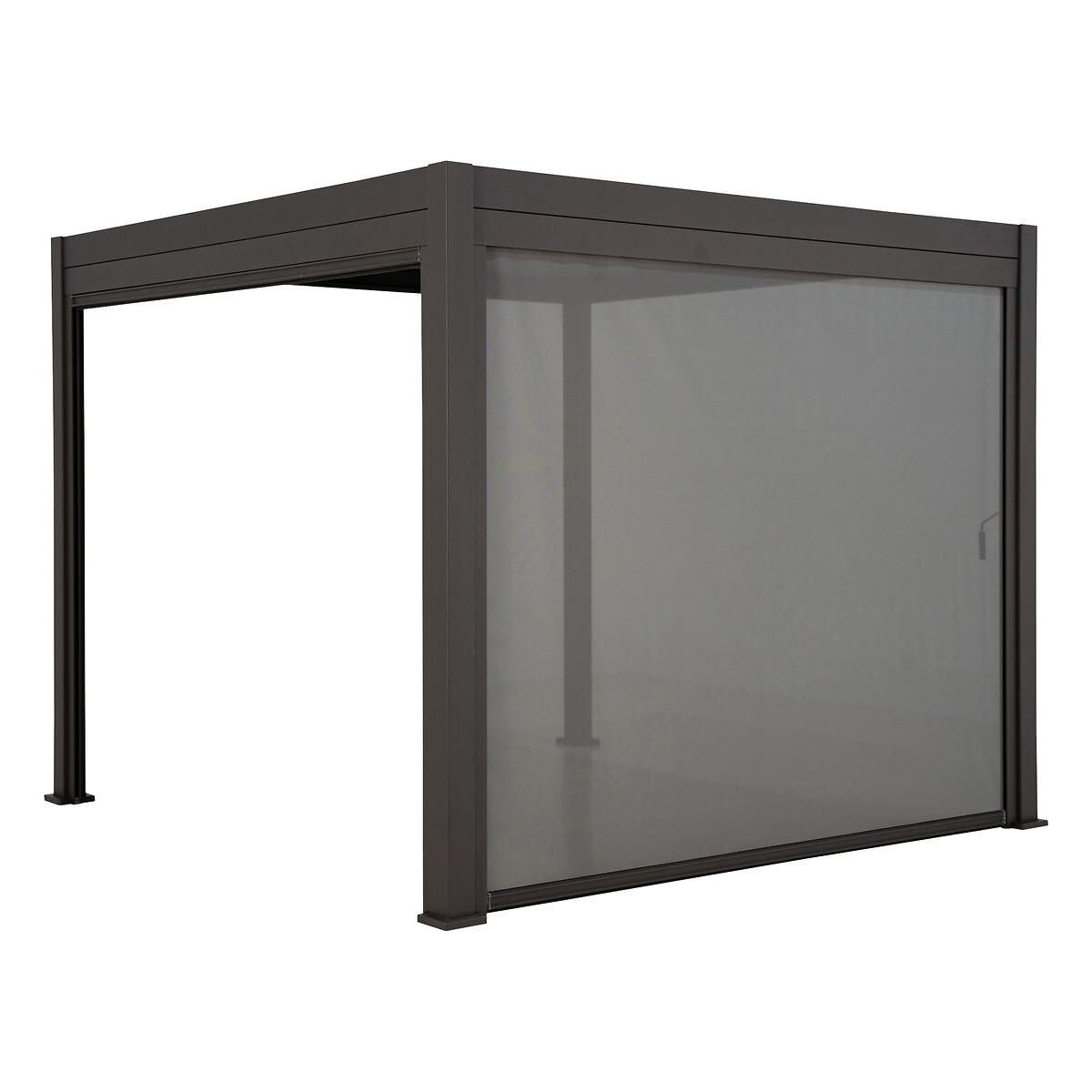 Estore para p&eacute;rgola &Eacute;VORA cinza escuro 4m
