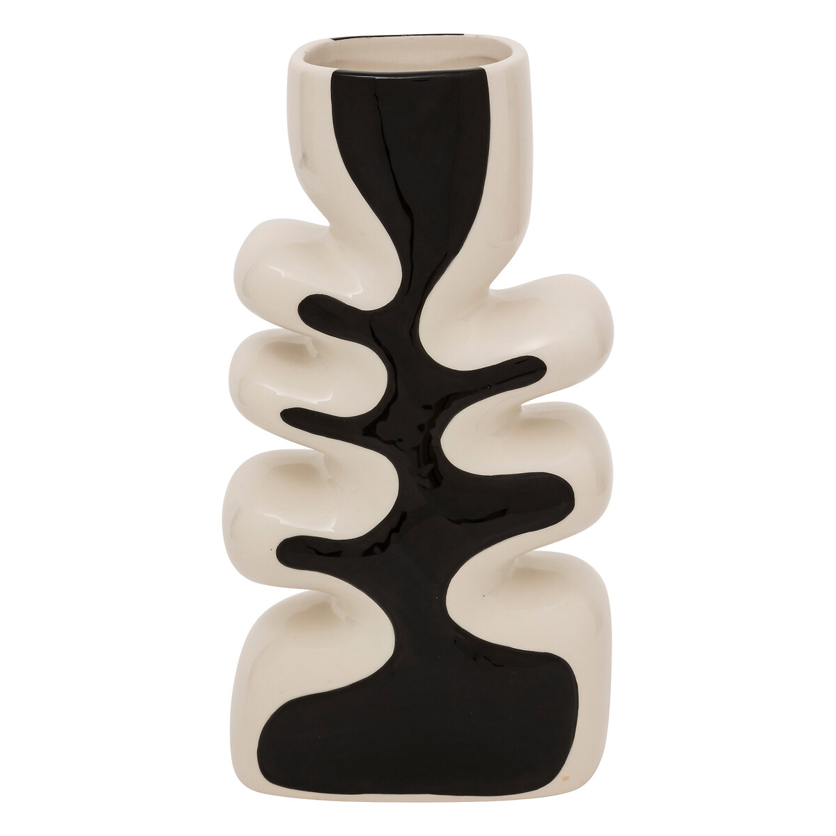 Floreira TWISTED LIME em cer&acirc;mica 28cm