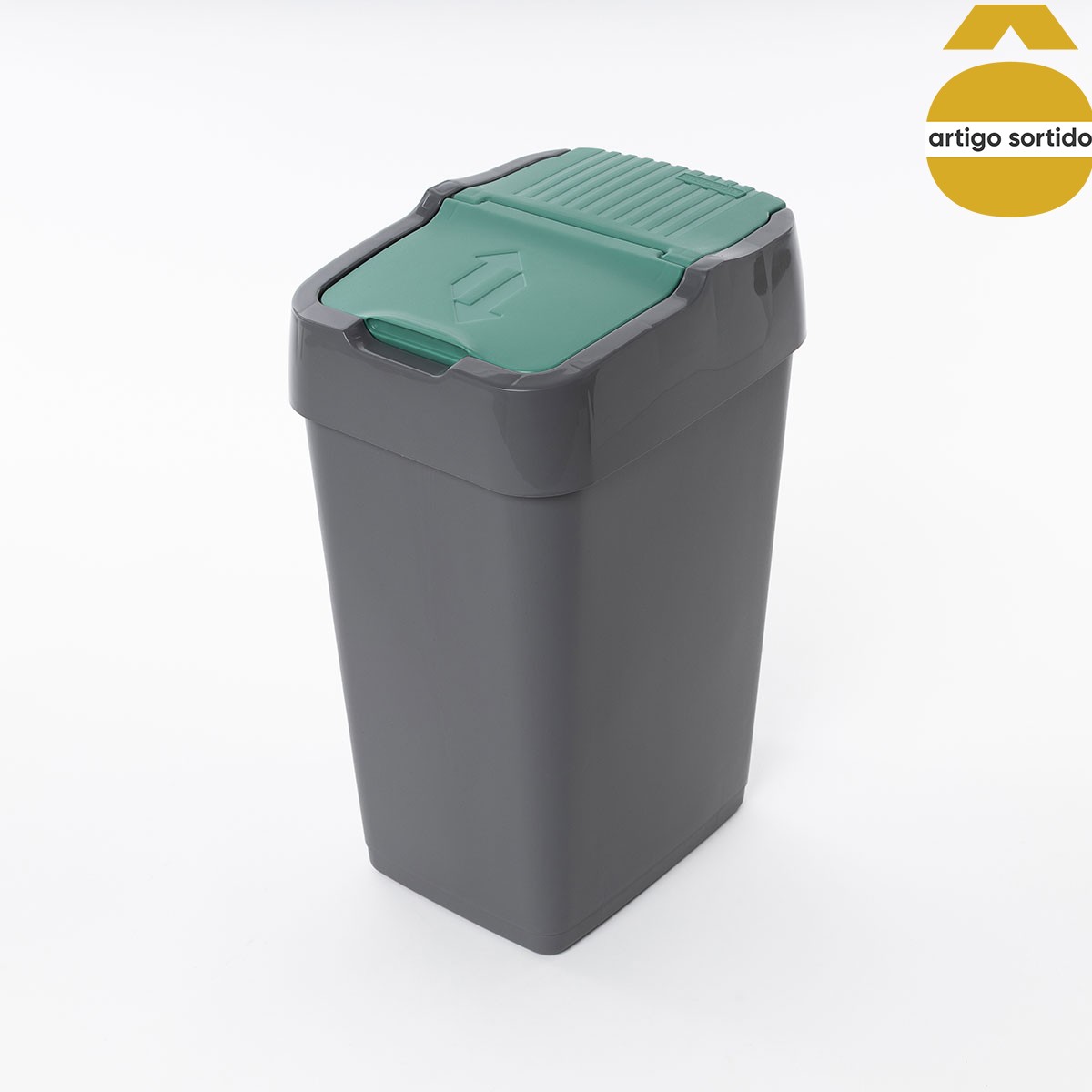 Ecoponto Com Tampa Basculante 18L