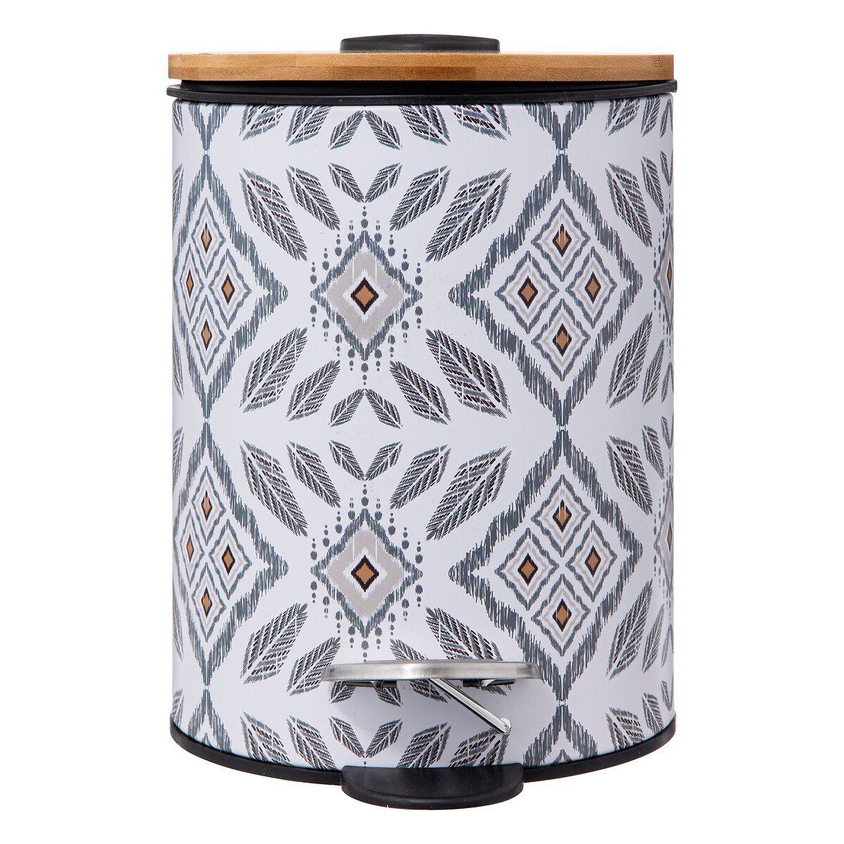 Balde wc HAPACHE metal e bambu 3l