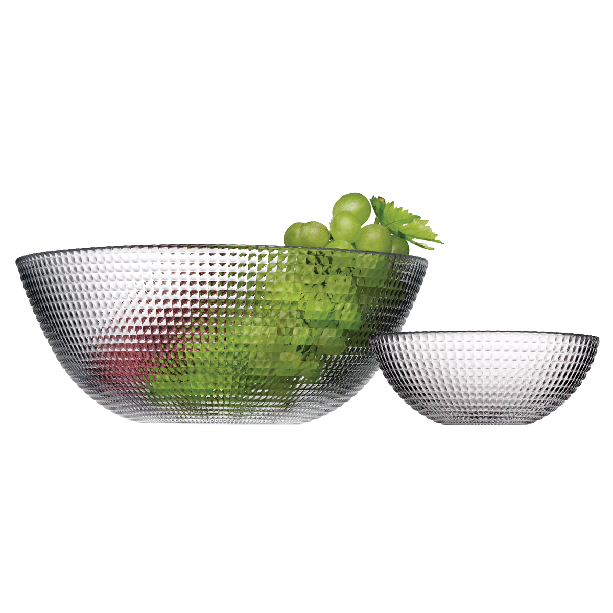 Conjunto de saladeira e 6 ta&ccedil;as GENERATION em vidro