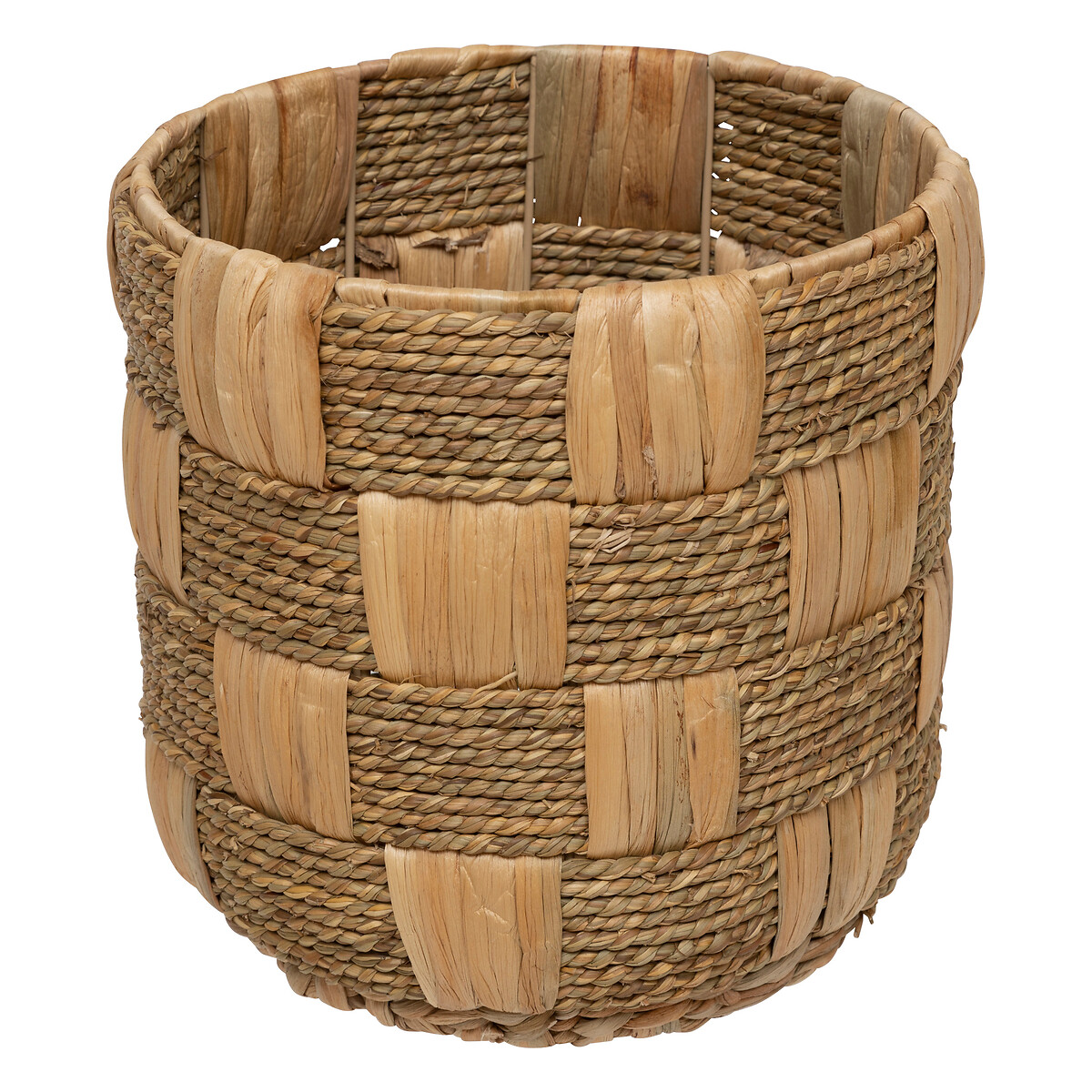 Cesto redondo NADI castanho em juta 24cm