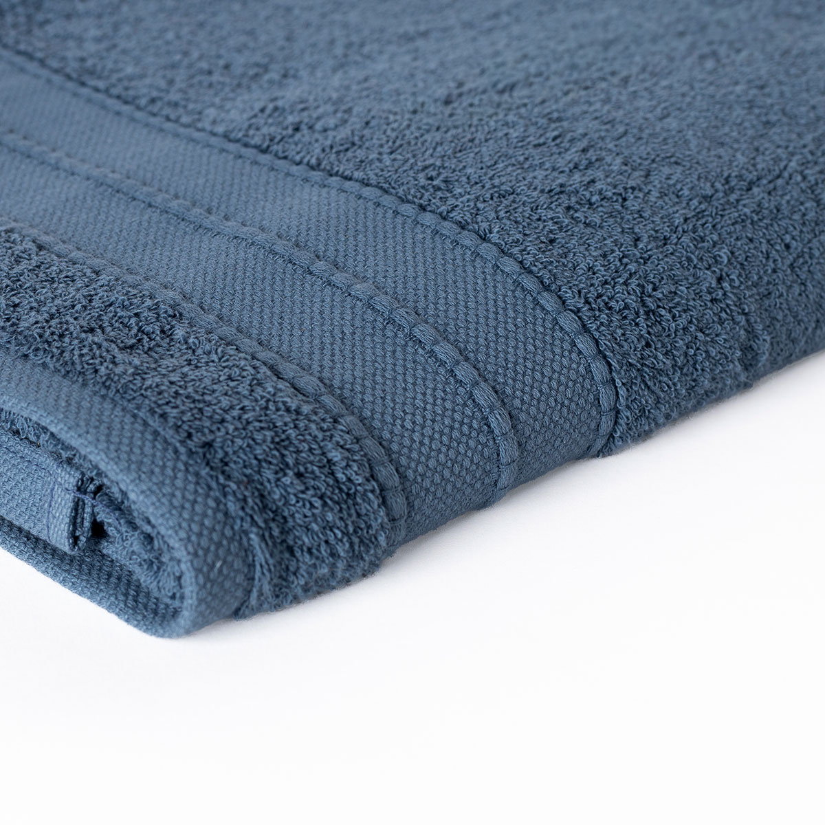 Toalha len&ccedil;ol de banho ESSENZA azul 90x150cm
