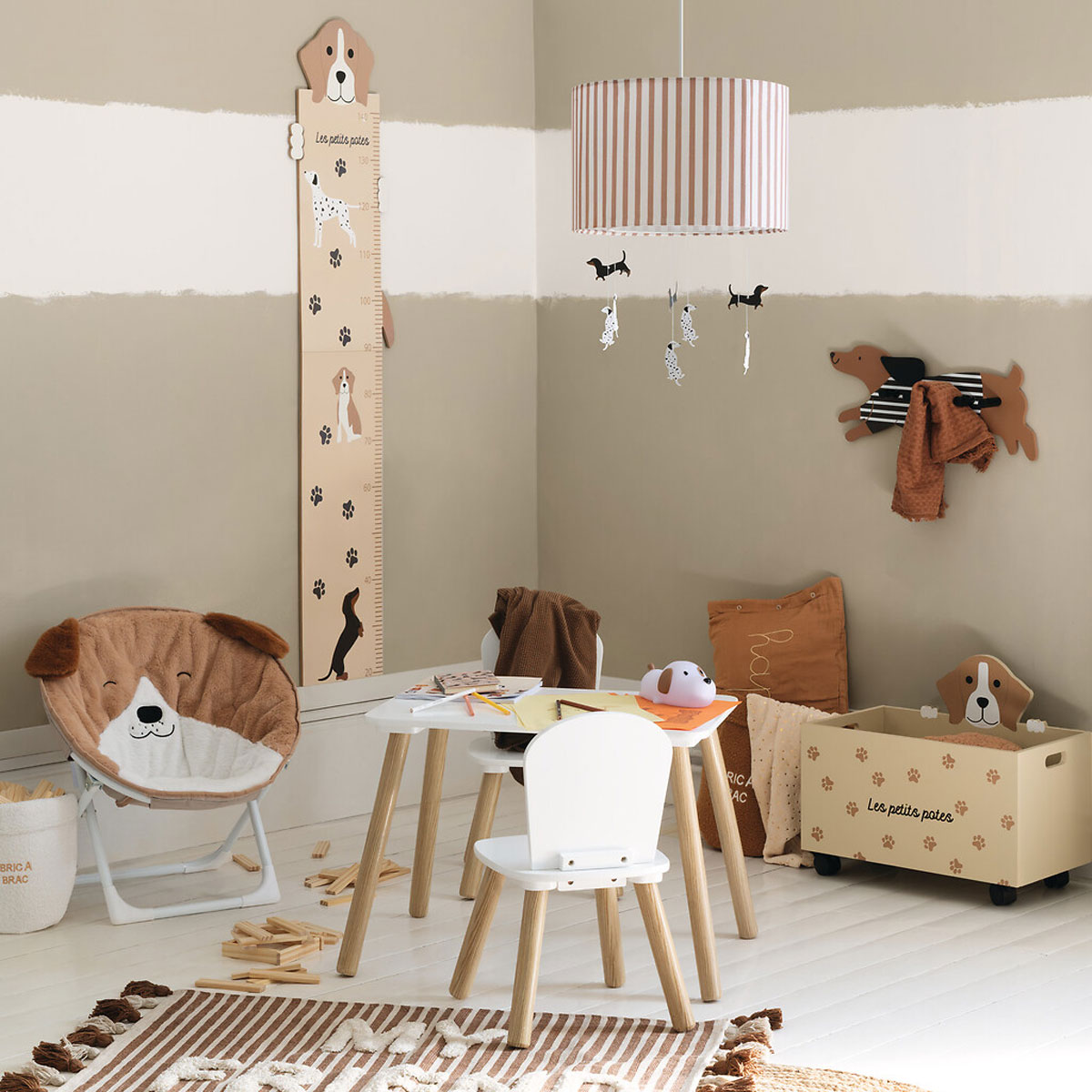 Candeeiro de teto SCOTT castanho 29cm