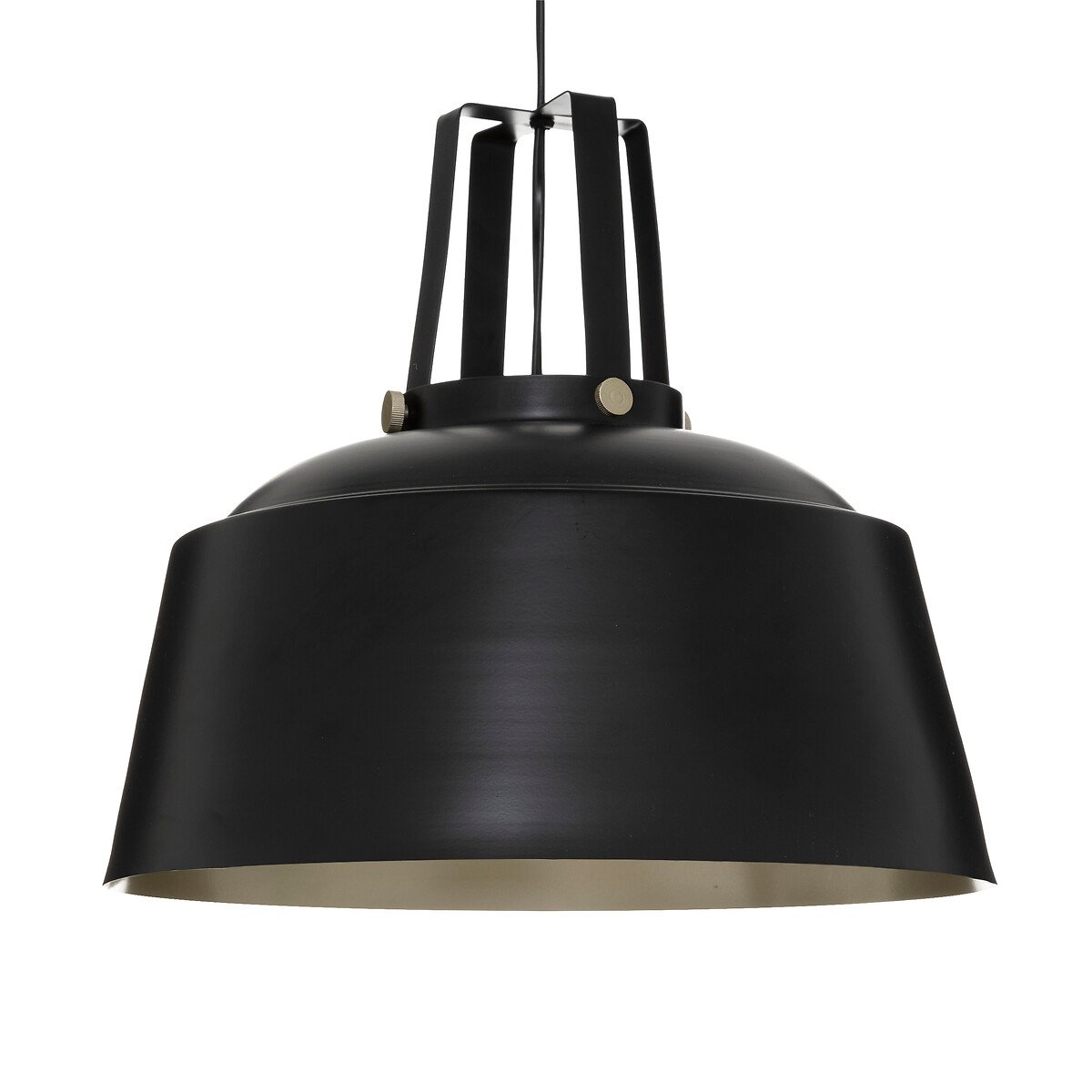 Candeeiro de teto SOUL preto em metal