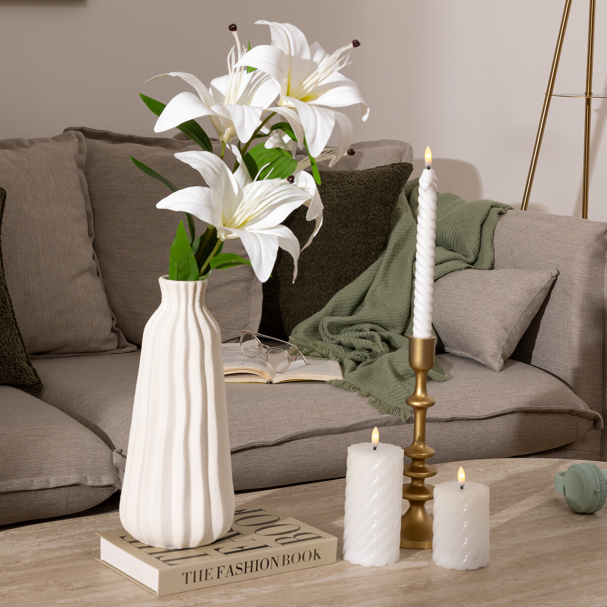 Vela 13cm TWIST ALOE led