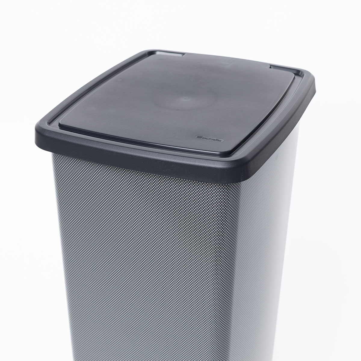 Balde Do Lixo Carbono Cover Com Pedal 40L