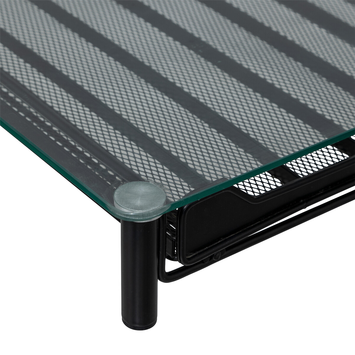 Suporte para 60 c&aacute;psulas de caf&eacute; preto em metal