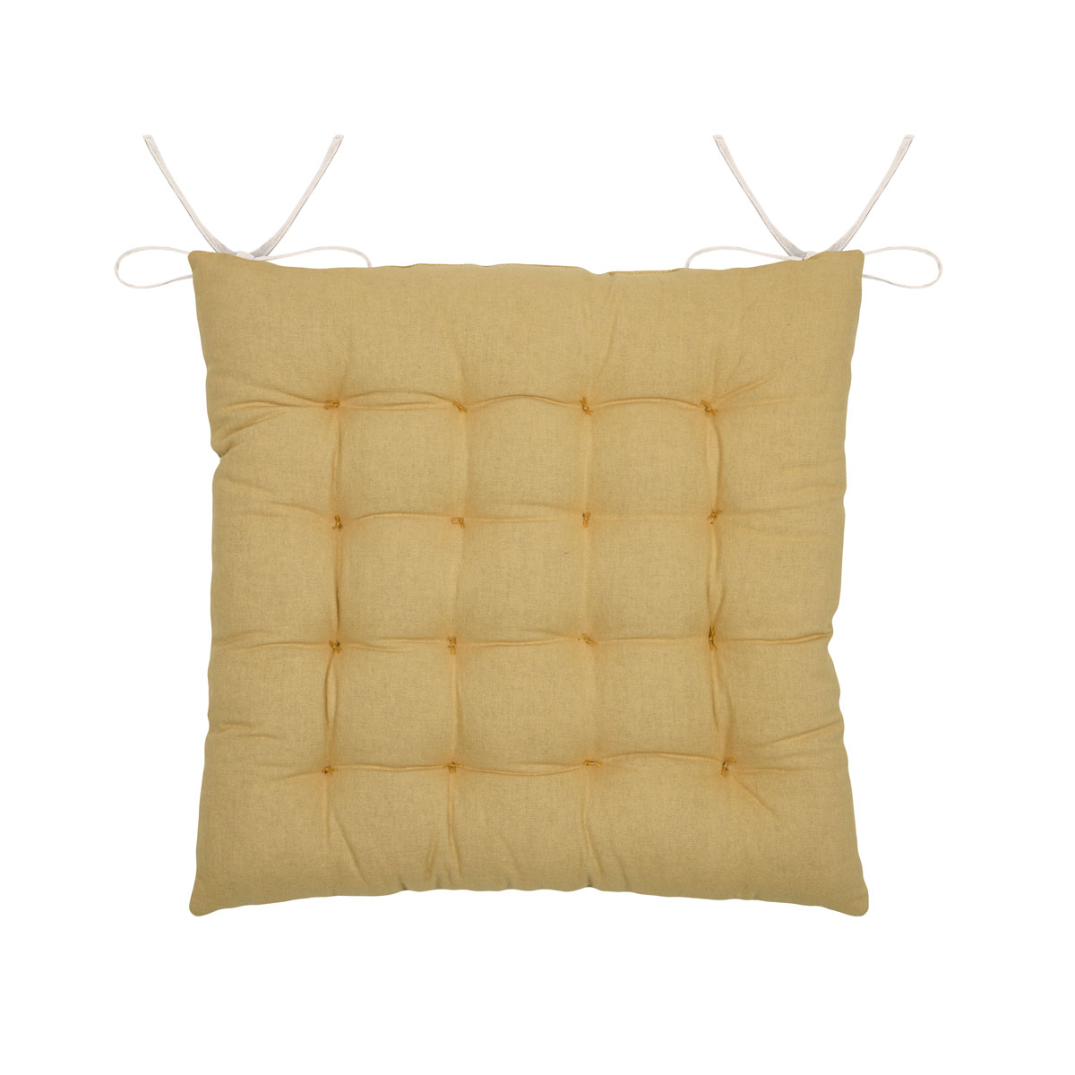Coxim para cadeira CASABLANCA amarela 38x38cm