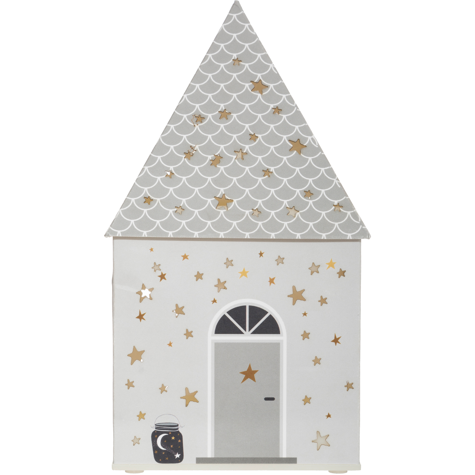 Cyber ​​space relieve National census Casinha Luminosa Cinza Com Leds | atmosphera4kids | hôma
