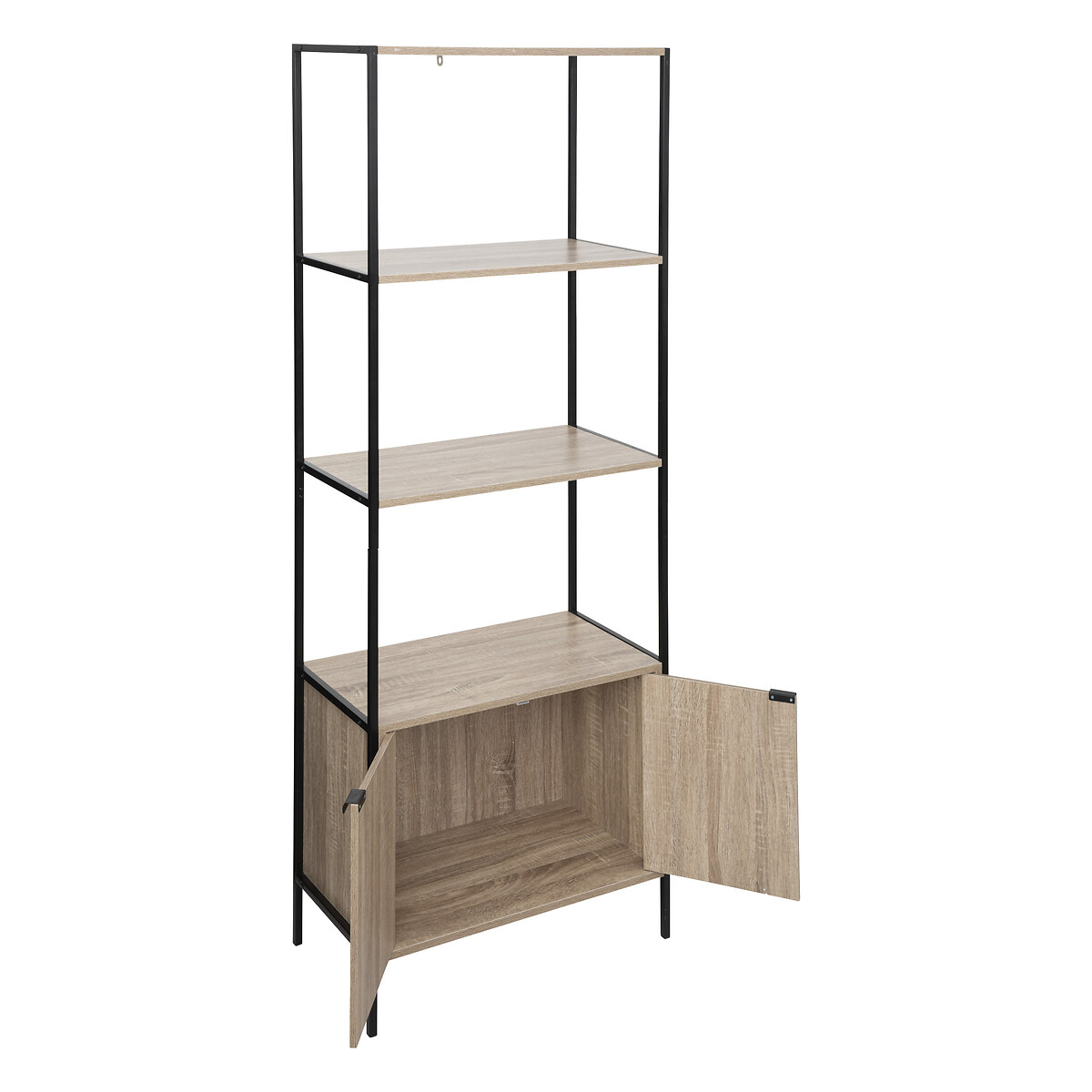 Estante ALIAJ com prateleiras e porta 176x68cm