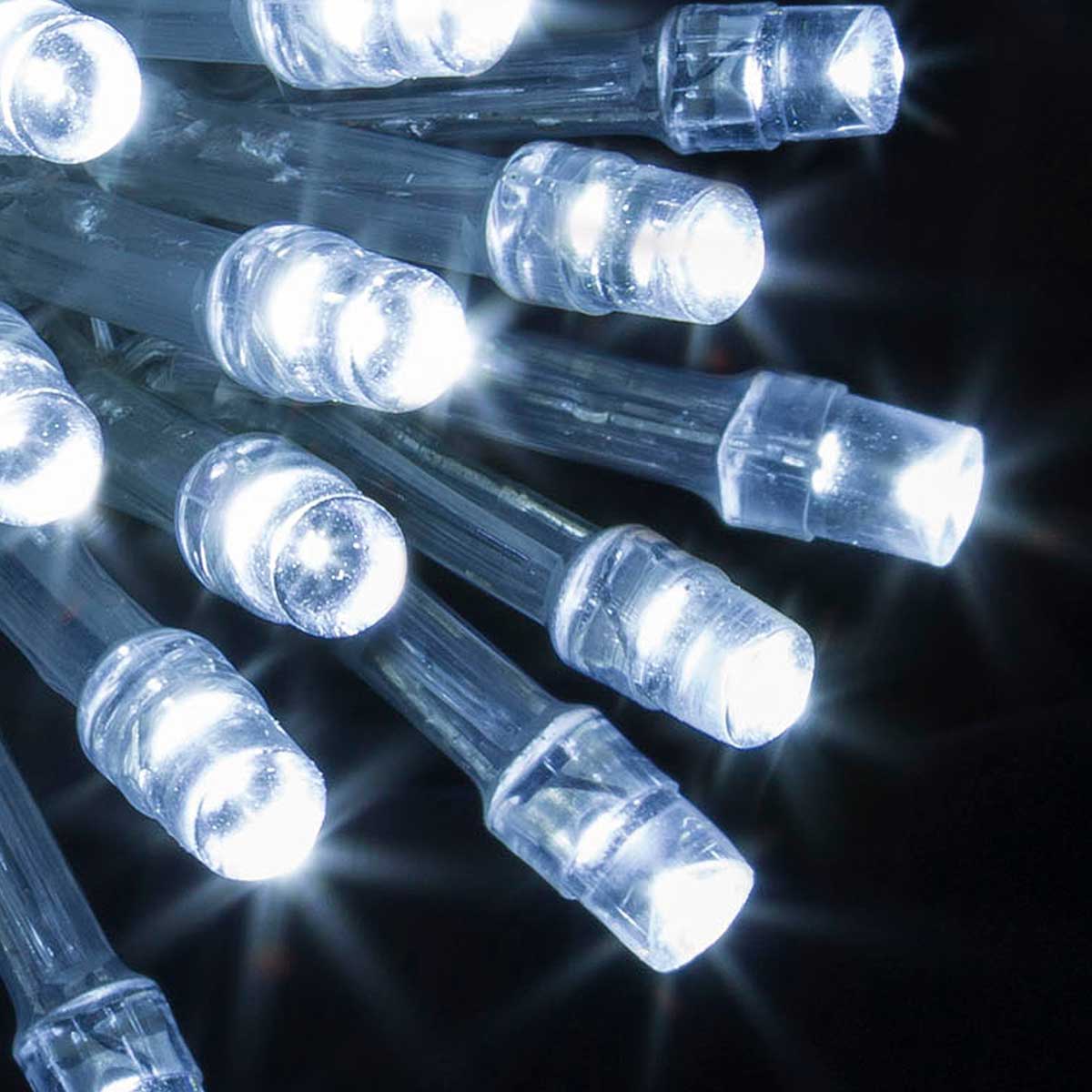 Série luminosa de natal branco frio 200 leds 20m