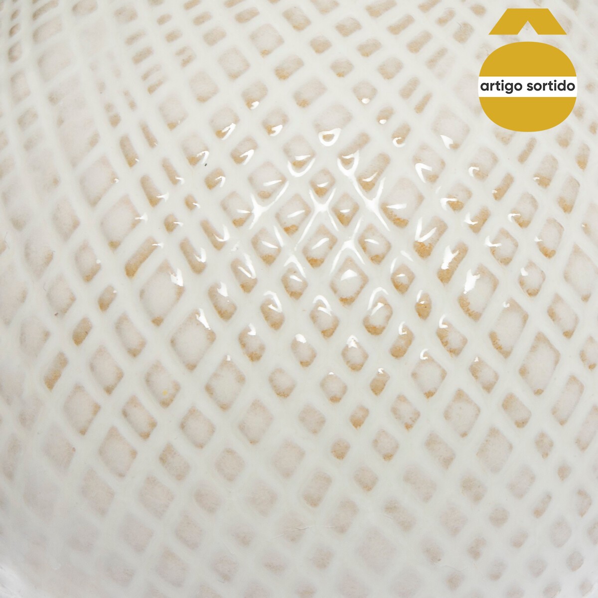 Candeeiro de mesa JOAS bola em cer&acirc;mica