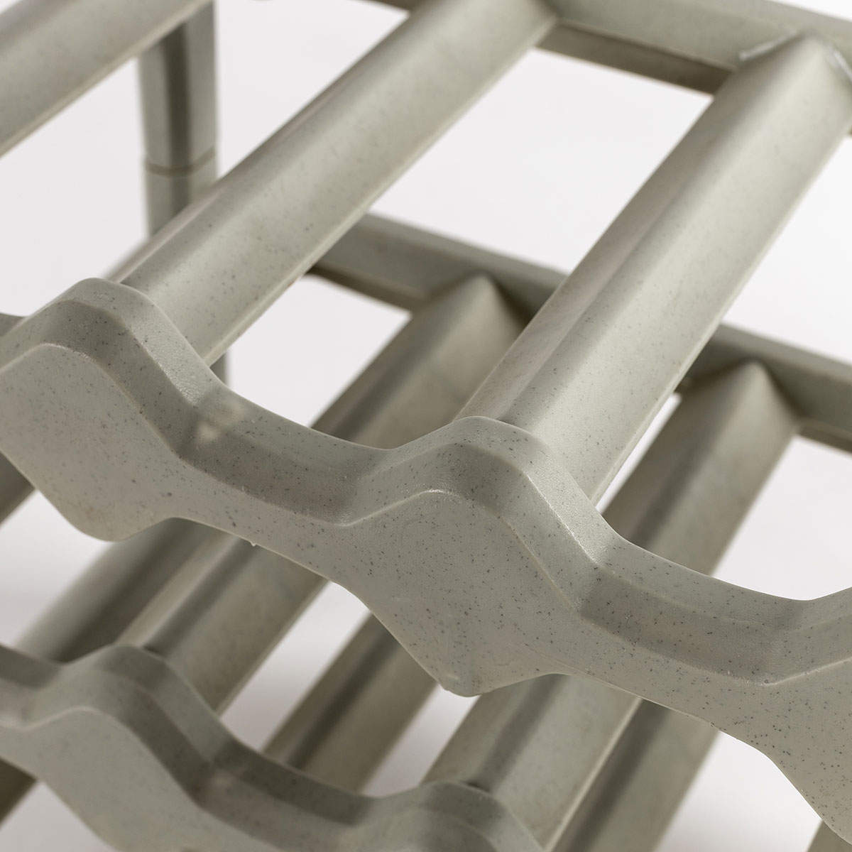 Conjunto de 3 garrafeiras verde para 12 garrafas