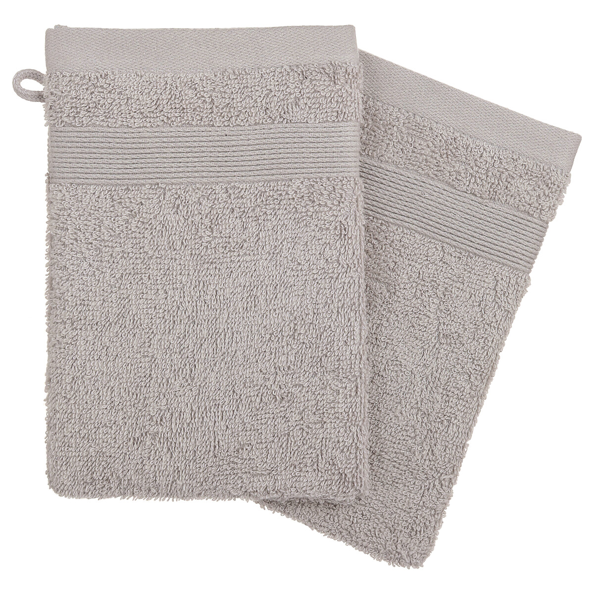 Conjunto de 2 luvas de banho PRAIA taupe,  Conjunto de 2 luvas de banho PRAIA taupe