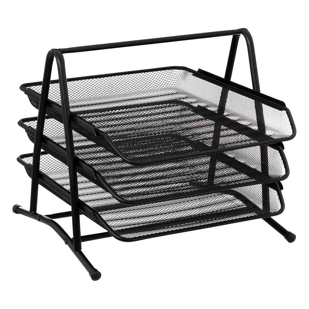 Tabuleiro HAVI preto em metal para escritório