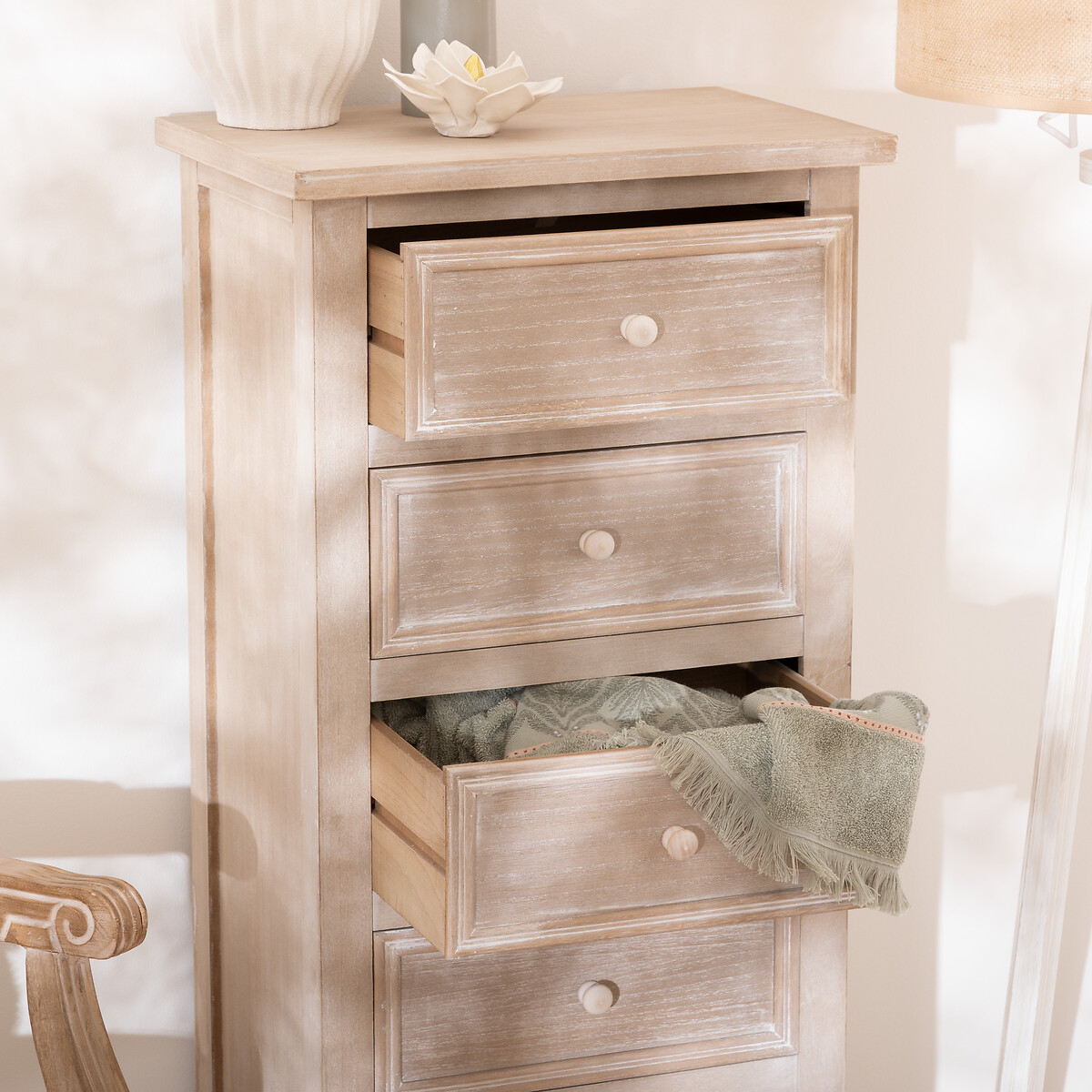 M&oacute;vel com 6 gavetas CHARME cinza