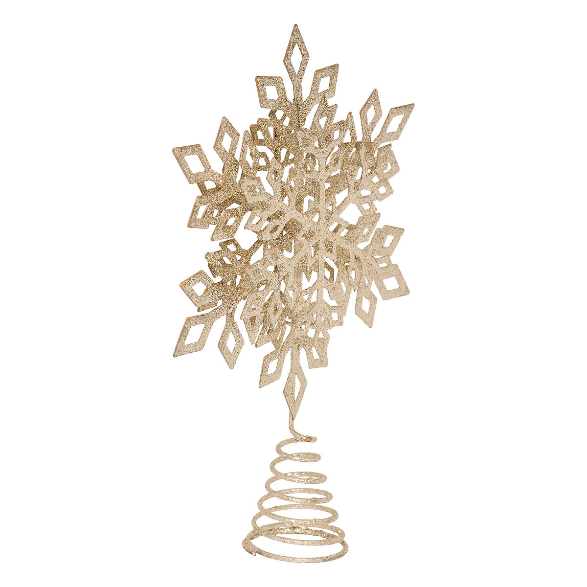 Estrela para topo de &aacute;rvore com brilhantes 30cm