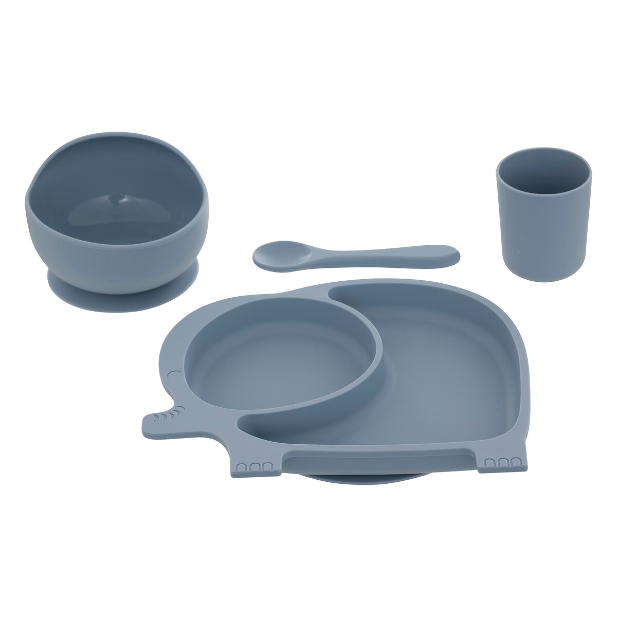 Conjunto 4 pe&ccedil;as de refei&ccedil;&atilde;o YUM azul
