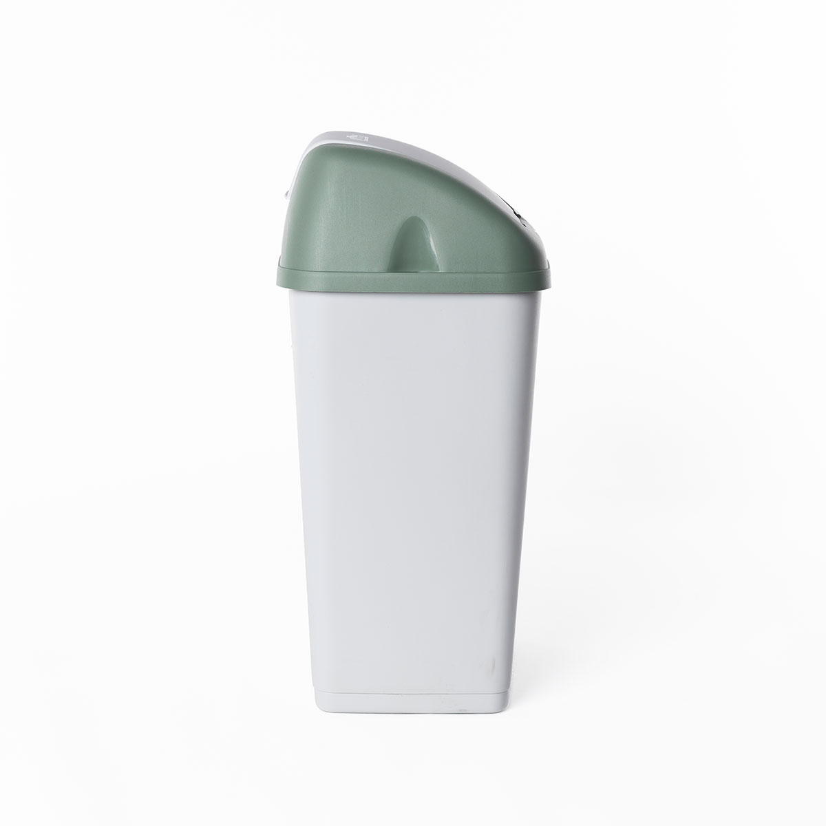Balde do lixo ALTHEA com tampa basculante verde 35l