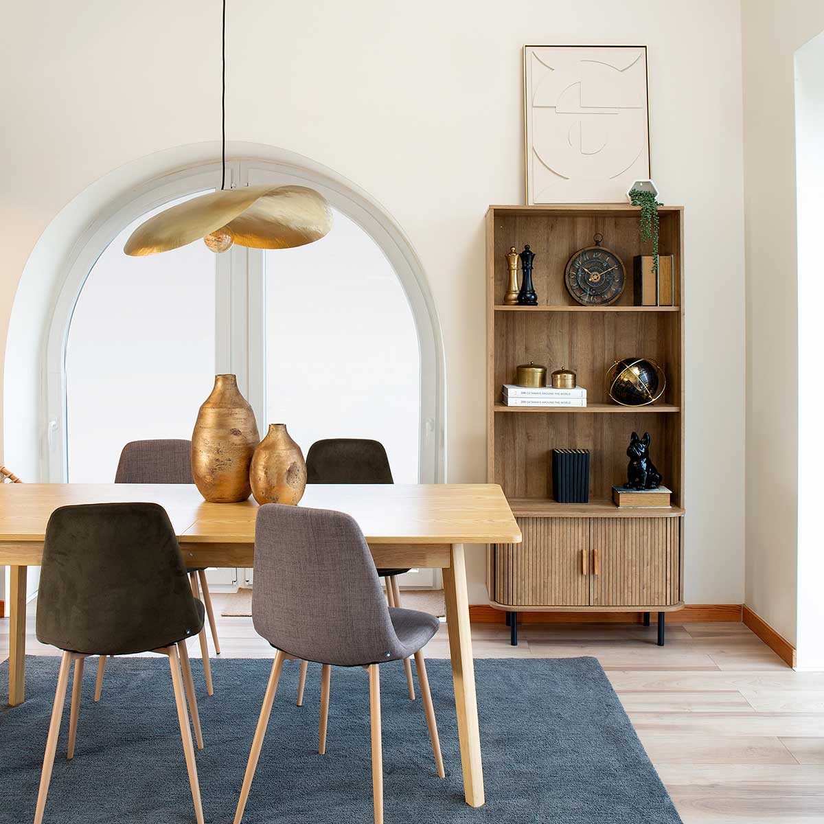 Candeeiro de teto ARLO dourado 80cm