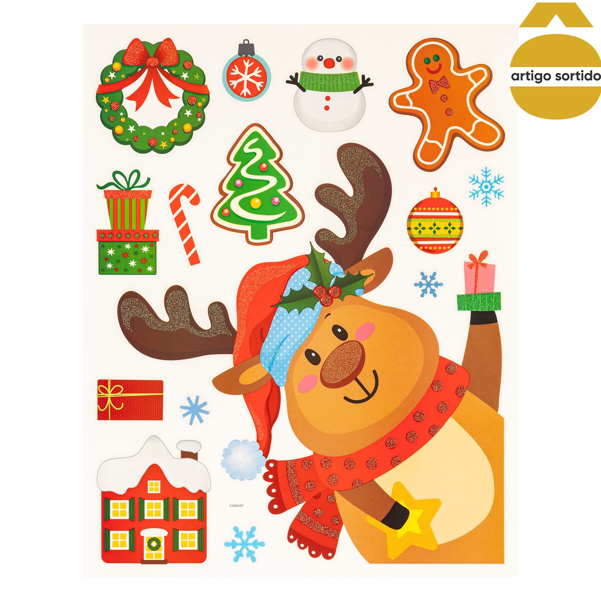 Autocolantes figura natalícia