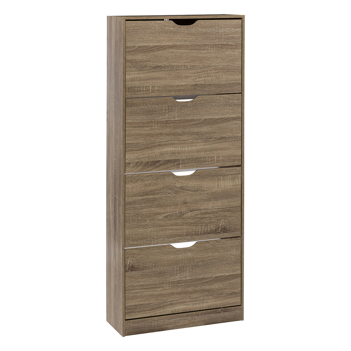 Sapateria castanha com 4 gavetas,  Sapateria castanha com 4 gavetas