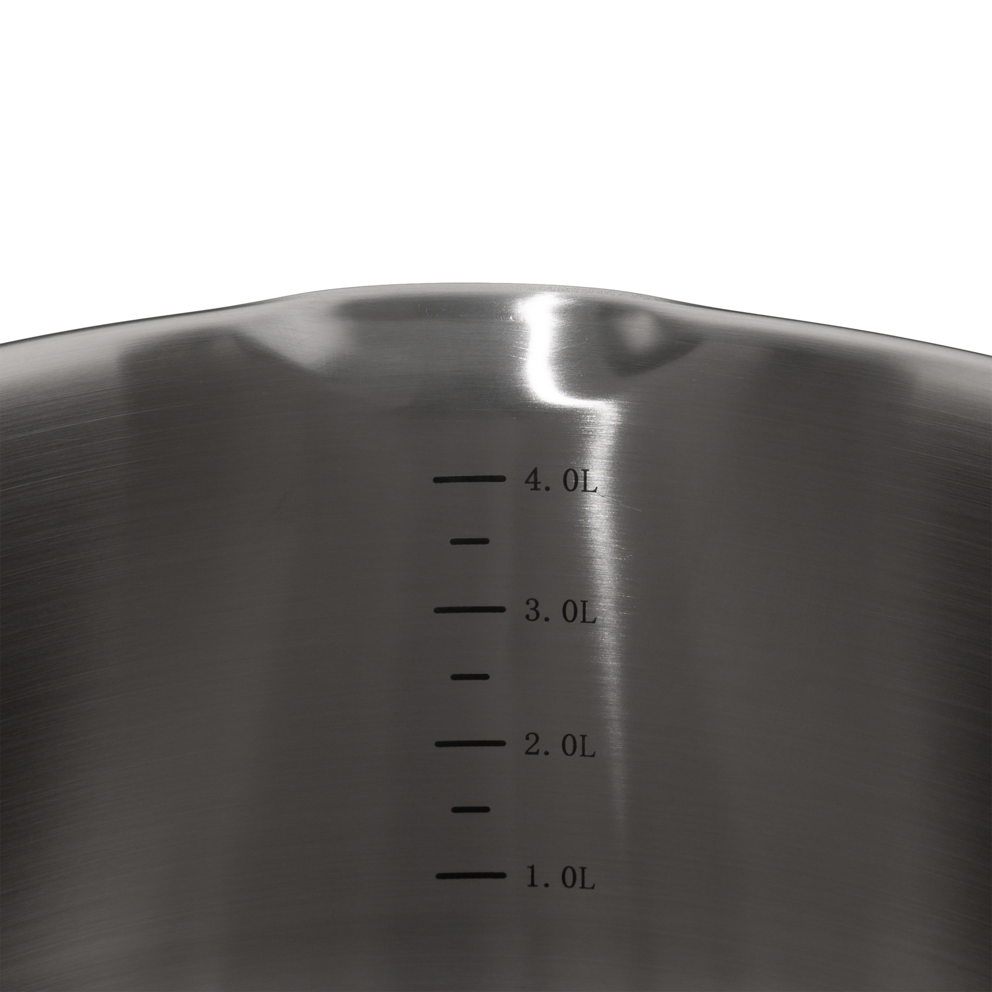 Panela Resilience Em Inox Com Tampa Em Vidro 24cm