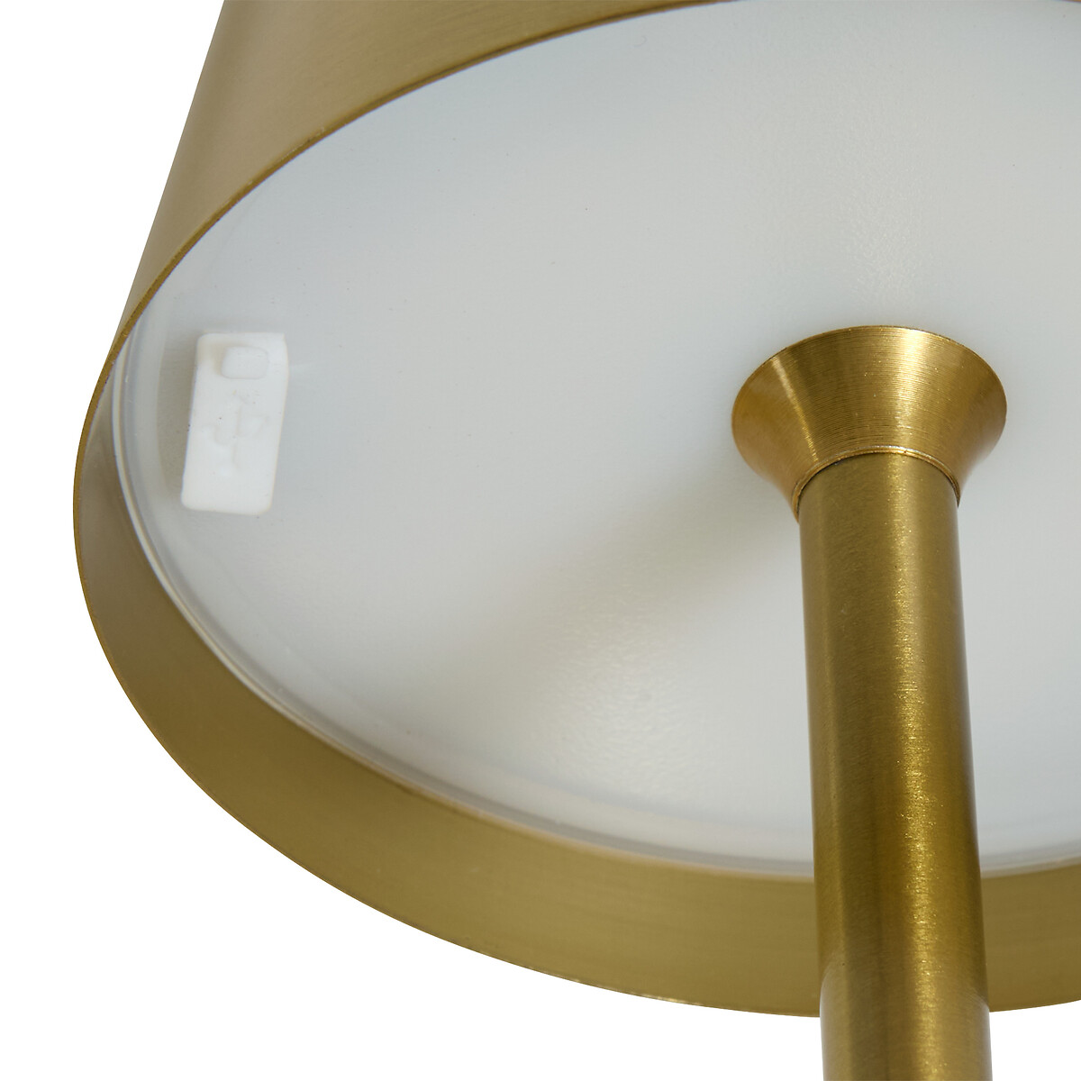 Candeeiro de mesa CODY dourado usb 36cm