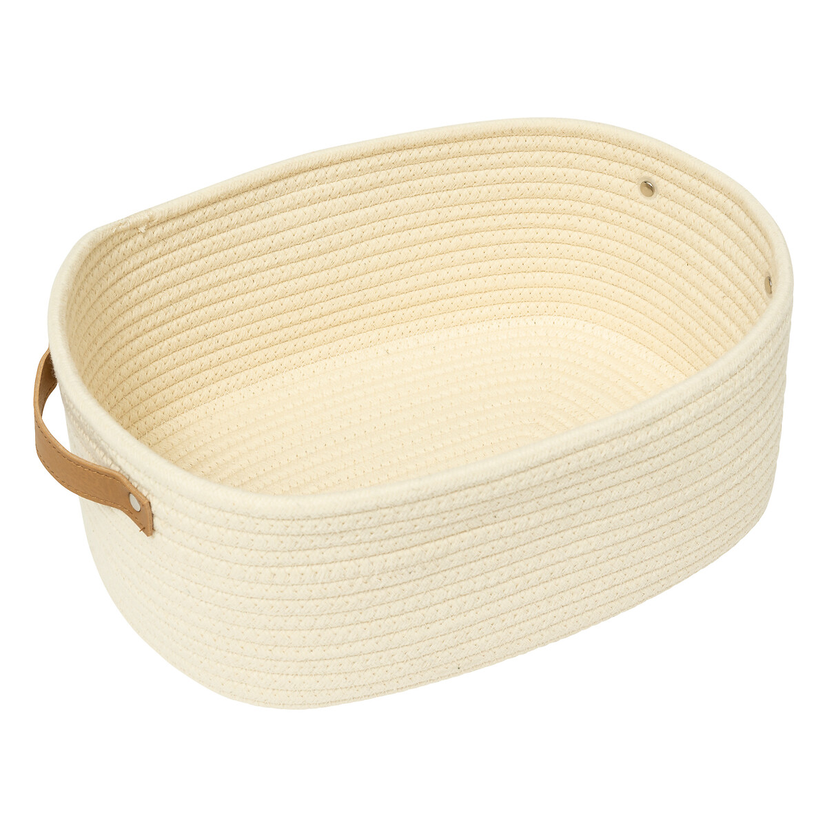 Conjunto de 3 cestos de arruma&ccedil;&atilde;o bege DUO