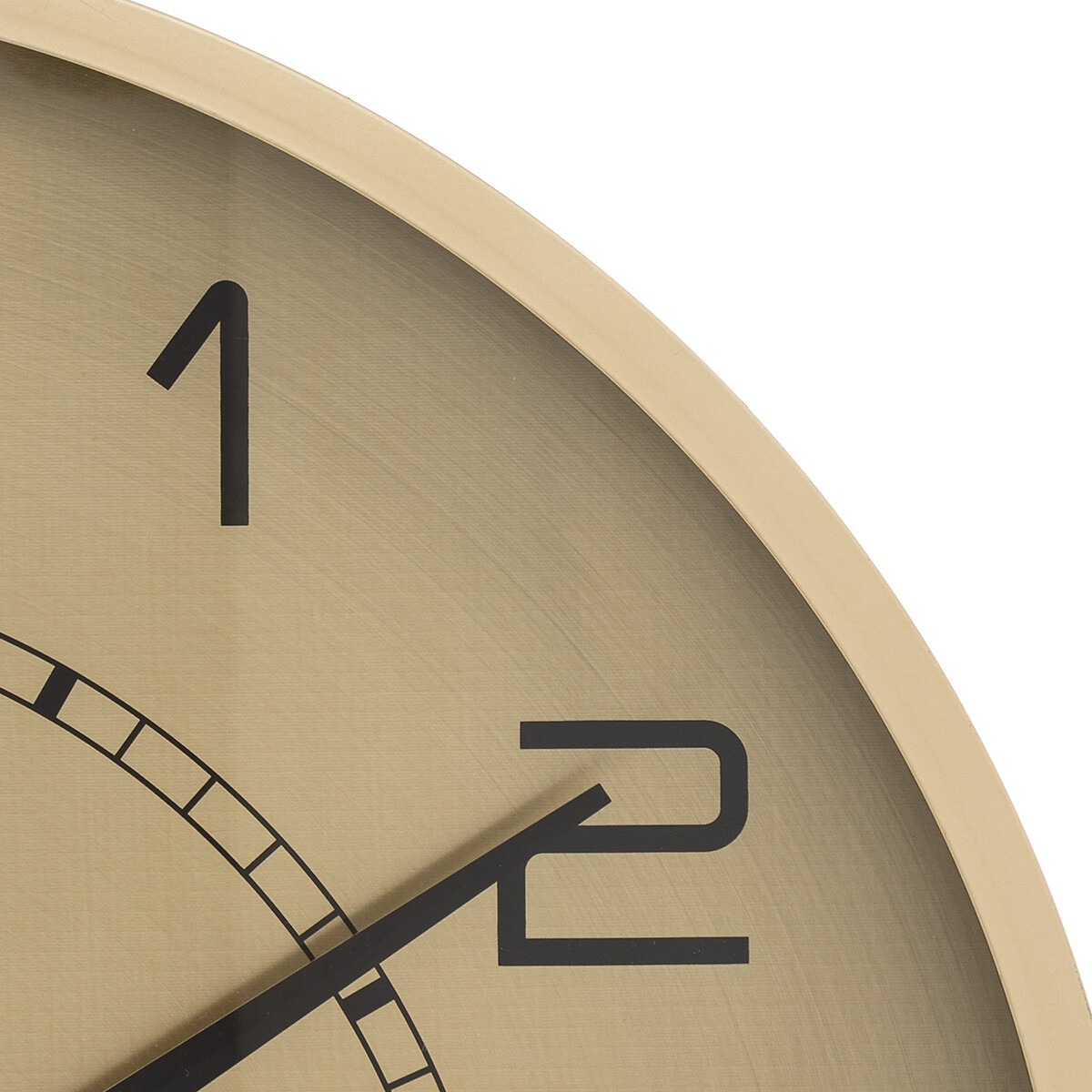 Rel&oacute;gio de parede IRINA dourado em metal 53cm