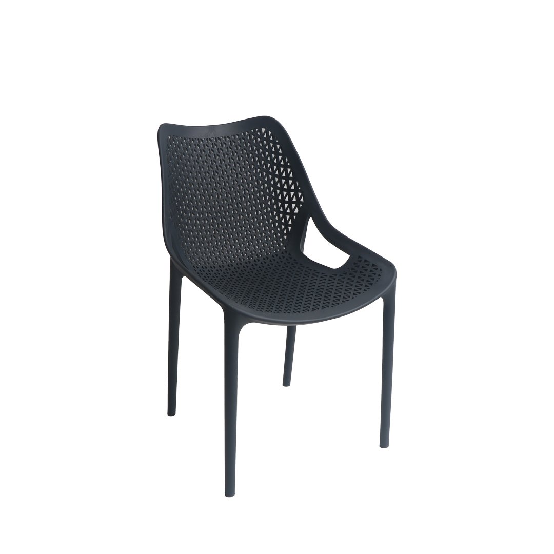 Cadeira OXY cinza antracite sem bra&ccedil;os