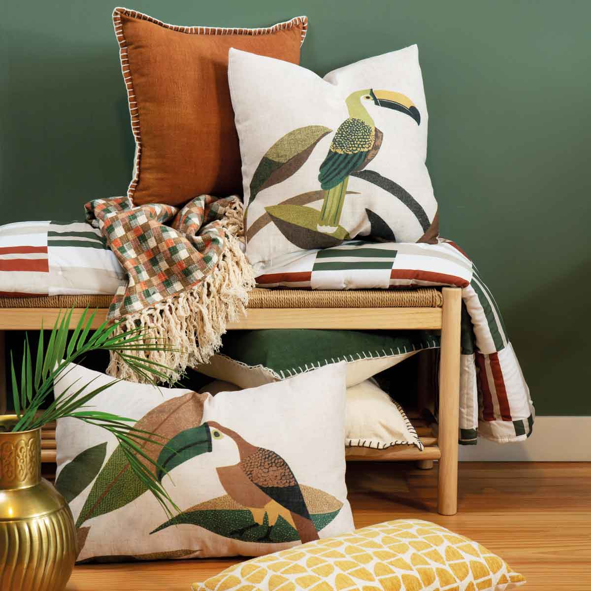 Almofada MALAKITE TUCANO 40x60cm