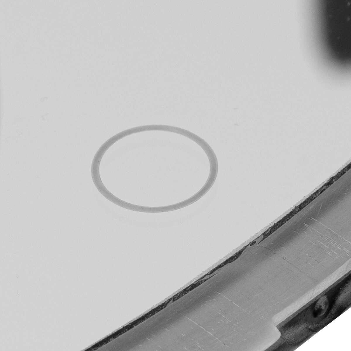 Espelho de bolso preto led